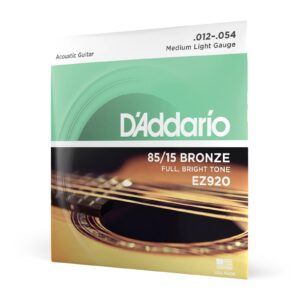 Encordoamento Violão Aço .012-.054 85/15 Bronze EZ920-B D'Addario