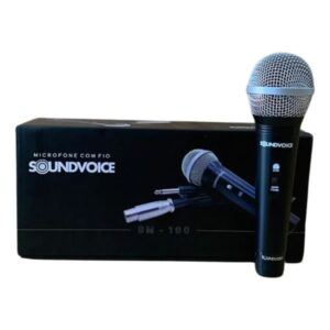 Microfone Soundvoice Dinâmico Sm-100