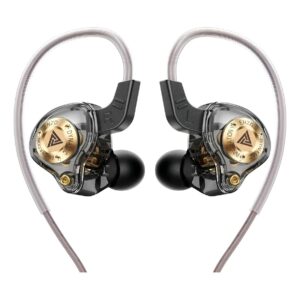 Fone De Ouvido In-ear Gamer Qkz Enzo Preto Hi-res