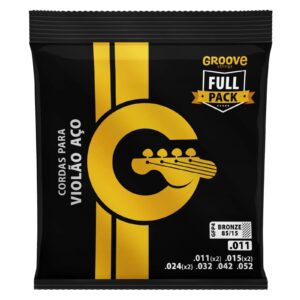 Encordoamento Para Violão Aço .011 Solez Groove GPF4