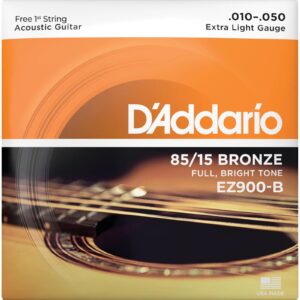 Encordoamento Violão Aço .010-.050 85/15 Bronze EZ900-B D'Addario