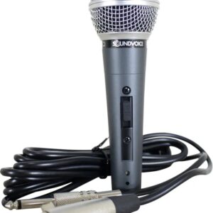 Microfone Soundvoice Sm 58s profissional Cor Padrão