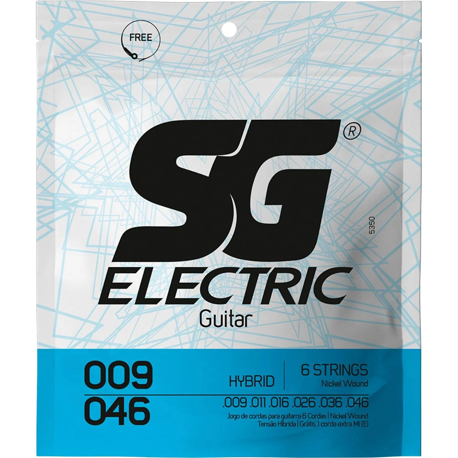 Encordoamento para Guitarra .009 Extra Light SG