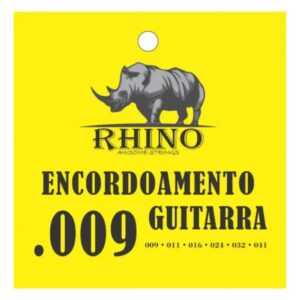 Encordoamento Para Guitarra Tensão Leve Rhino
