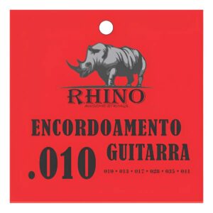 Encordoamento Para Guitarra Tensão Média Rhino