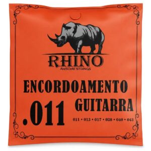 Encordoamento Para Guitarra Tensão 011 Rhino