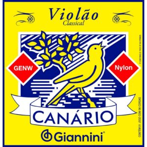 Encordoamento Para Violão Nylon Médio Série Canário Giannini GENW