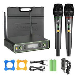 Kadosh Microfone Duplo Sem Fio K-422m Recarregavel