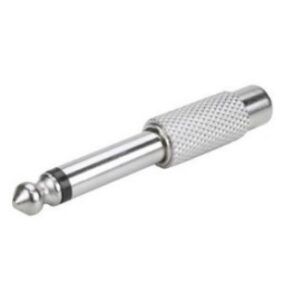Adaptador P10 - para Jack Rca Metal