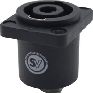 CONECTOR SPEAKON PAINEL FÊMEA SOUNDVOICE SP04-FM