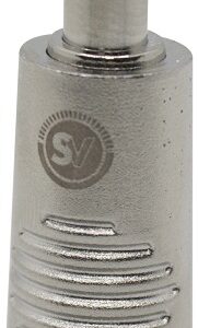PLUGUE 6,3MM 1/4 TRS LINHA METÁLICA SOUNDVOICE P10-ST