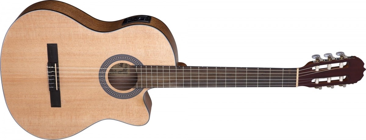 Violão clássico "cutaway" eletroacústico SN 61C Shelby