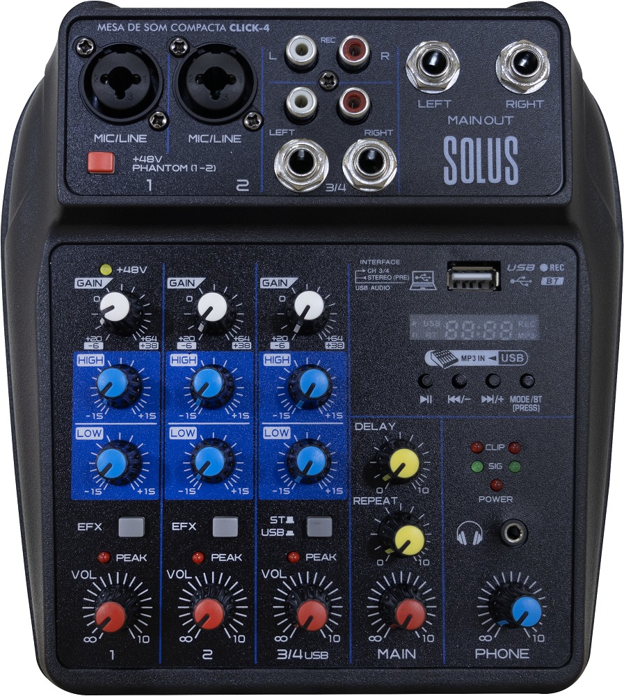 MESA DE SOM COMPACTA SOLUS CLICK-4